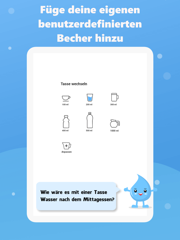 Trink-App für iOS und Android